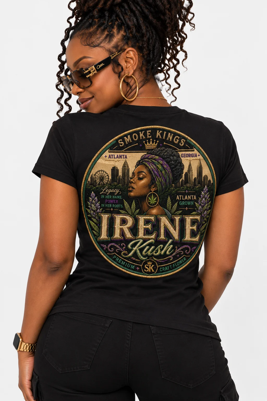 SMOKE KINGS | Irene Kush - Womens Tee — view 2