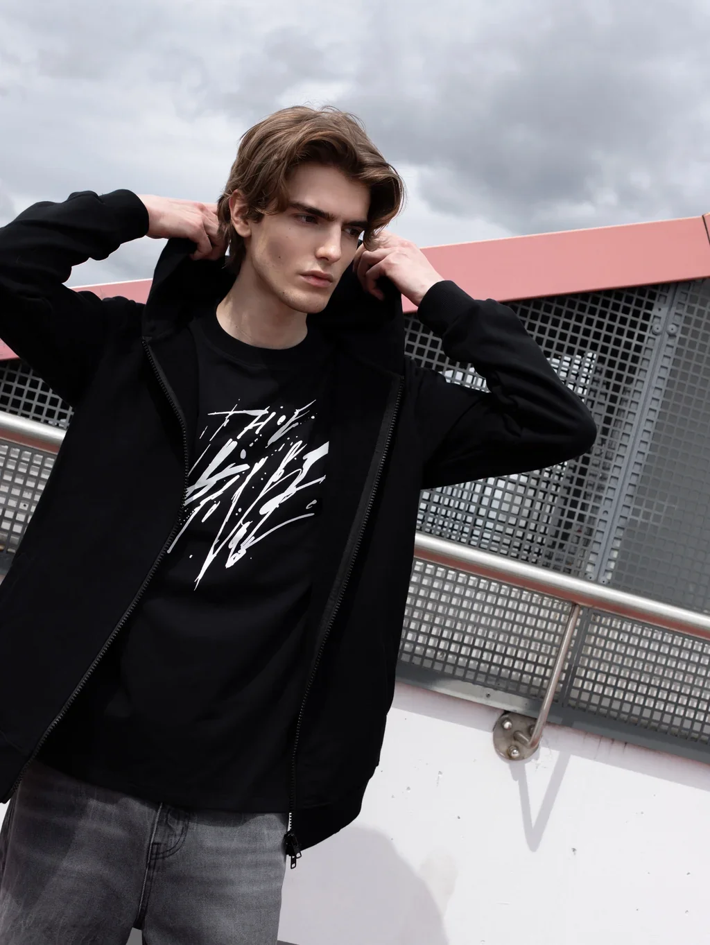 Classic Black Graphic Tee — view 2
